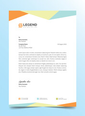 Letterhead TemplateModern Official A4 Letterhead Template