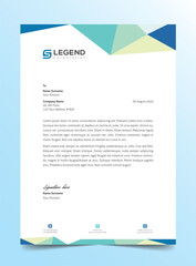 Letterhead TemplateModern Official A4 Letterhead Template