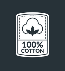 Sticker for marketplace, pure cotton product