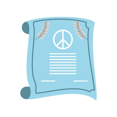 parchment declaration of peace