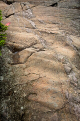 Glacial grooves and striations on Mt. Kearsarge in New Hampshire.