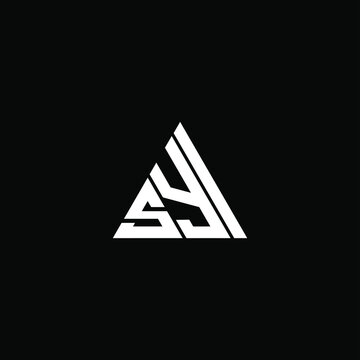 SYI letter logo creative design. SYI unique design