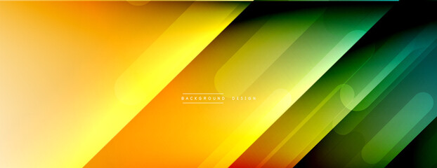 Dynamic lines abstract background. 3D shadow effects and fluid gradients. Modern overlapping forms