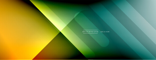 Dynamic lines abstract background. 3D shadow effects and fluid gradients. Modern overlapping forms