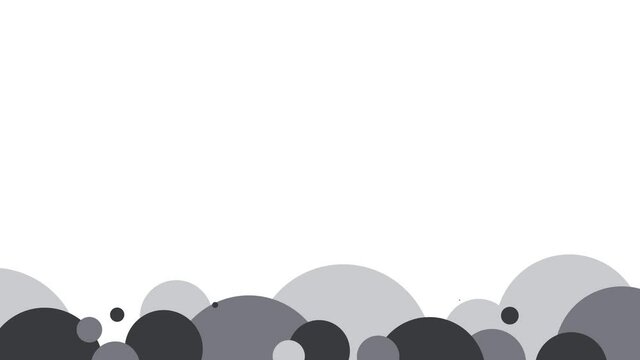 Circle intro - loop animated 4K backround for bussines and presentation
