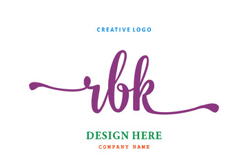 RBK lettering logo is simple, easy to understand and authoritative