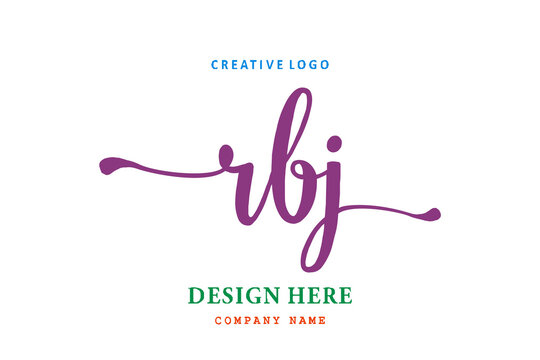 RBJ lettering logo is simple, easy to understand and authoritative