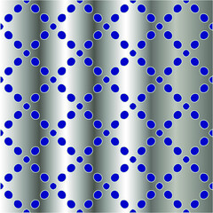 metal pattern on a blue background.  pattern for fabric, wallpaper, packaging. 

Decorative print.