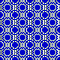 metal pattern on a blue background. 
