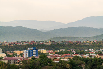 Fototapeta na wymiar Panoramic view of Quba city