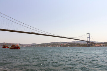 The Bosphorus Bridge in Istanbul
