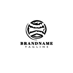 baseball ball logo design icon vector illustration