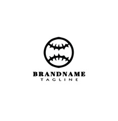 baseball ball logo design template icon illustration