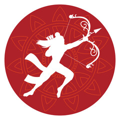 Obraz premium lord rama mythological