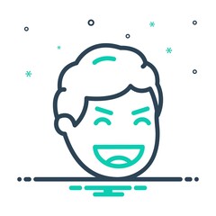 Mix icon for laughing