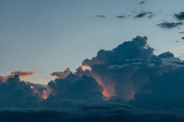 sunrise in the mountains