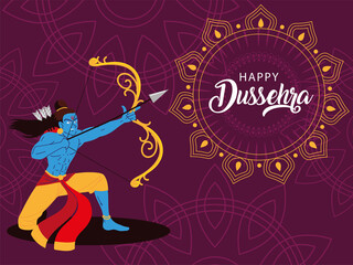 happy dussehra card