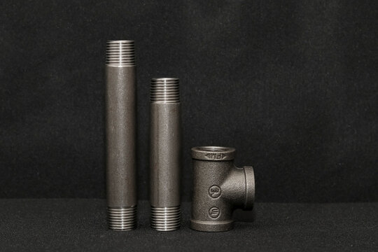 Metal elbow  cruz tees for water pipes hierro maleable acero al carbon 