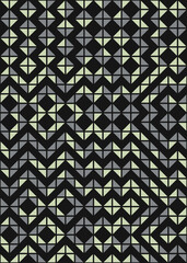 Abstract Geometric Pattern generative computational art illustration