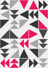 Abstract Geometric Pattern generative computational art illustration