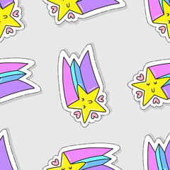 Falling star pattern