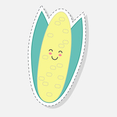 Corn, maize sticker