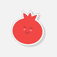 Pomegranate sticker