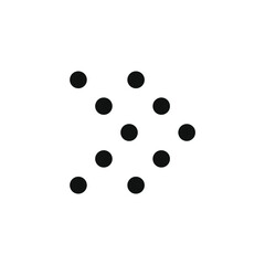 picture of dots forming two directions