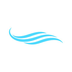 Wave icon vector. Surfing illustration sign. Ocean symbol. Sea mark.