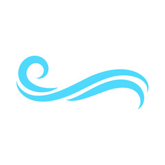 Fototapeta na wymiar Wave icon vector. Surfing illustration sign. Ocean symbol. Sea mark.