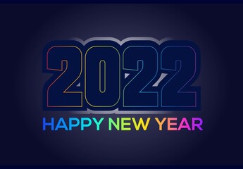 
happy new year 2022.Happy new year 20212festive background. Decorative elements for party invitation.2022 A Happy New Year sign, congrats concept. Logotype in 3D style. Beautiful snowy backdrop. 