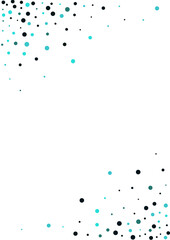 Blue Round Festival Vector  White Background.