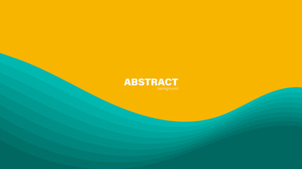 Abstract yellow and green background with fluid shapes modern concept.minimal poster. background for banner, web, cover, billboard, brochure, social media, landing page.