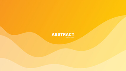 Abstract yellow background with fluid shapes modern concept.minimal poster. background for banner, web, cover, billboard, brochure, social media, landing page.