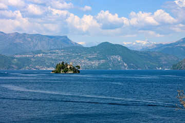 The island of Loreto, located in Lake Iseo, north of Montisola, is privately owned.