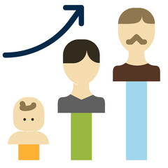 population flat icon