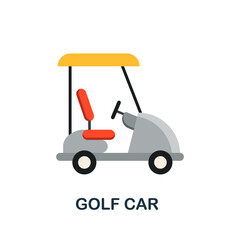 Golf Car icon. Flat sign element from transport collection. Creative Golf Car icon for web design, templates, infographics and more