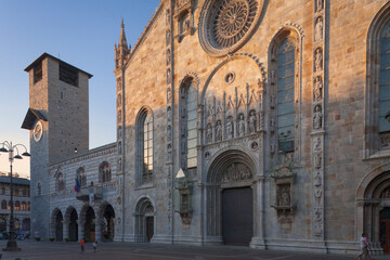 Como. Facciata della Cattedrale di Santa Maria Assunta 