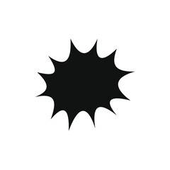 vector image of an explosion