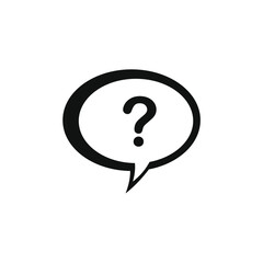 bubble with a question mark in it