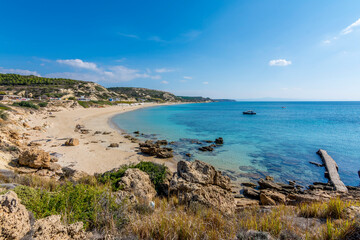 Ayazma Beach in Bozcaada Island