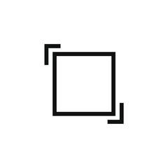 draw a box with an L on the top and bottom side