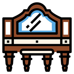 vanity line icon