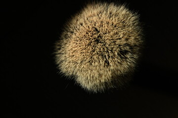 white color of soft and fuffy fur under ray of light in dark room look like firework beautiful abstract background