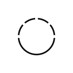 draw a circle whose top is cut off