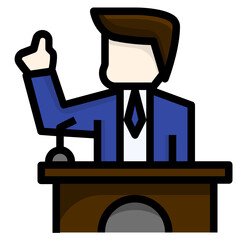 debate icon.