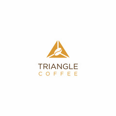 Triangle Coffe Logo Design for Business