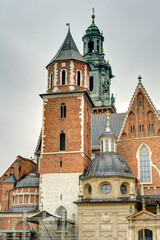 Fototapeta na wymiar Wawel Castle, Krakow, Poland