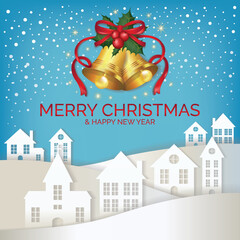 merry christmas art vector