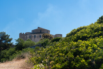 Fototapeta na wymiar fortress-saint-florent-corsica